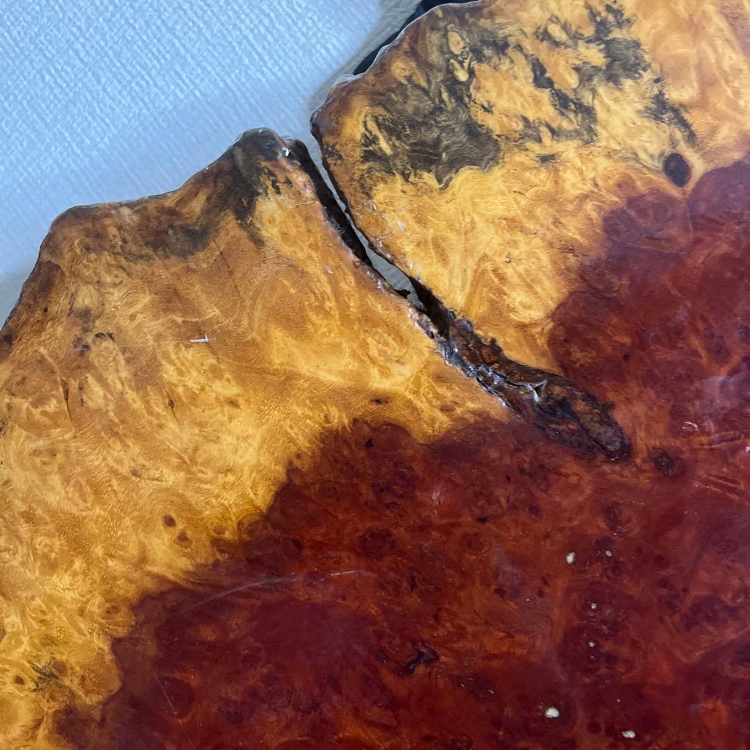 花梨 希少 座卓 一枚板 天然木 銘木 瘤