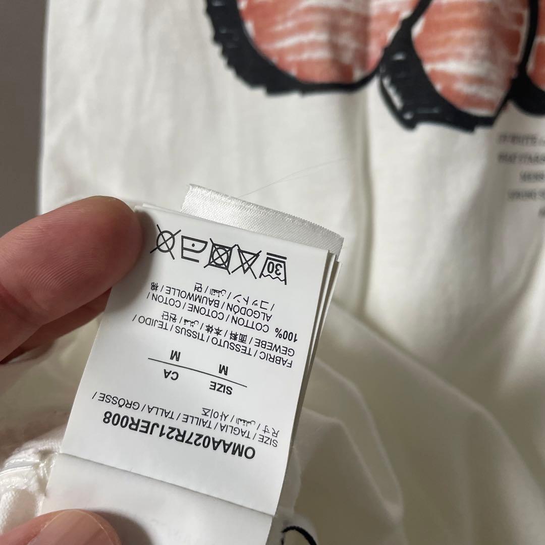 Off-White Tシャツ ホワイト　ストリートアート