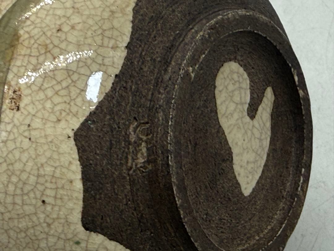 時代　仁清作　色絵金銀彩瓢箪型花車紋　共箱　茶道具　送料込み260122