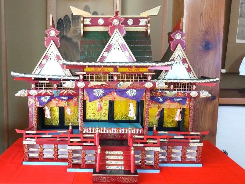 雛人形御殿飾り 昭和30年代