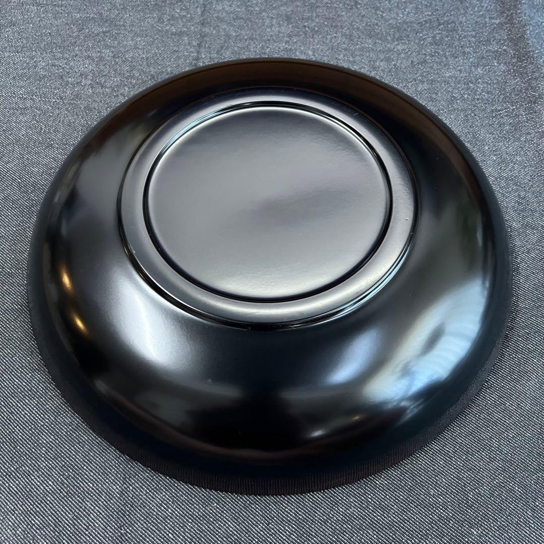 12寸　盛り鉢　盛鉢　黒　祝事にも◎山中漆器