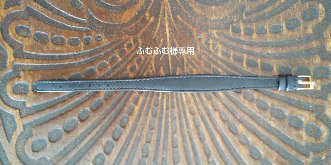 ロレックスRolex純正 カメレオンブラックレザーベルト・純正尾錠