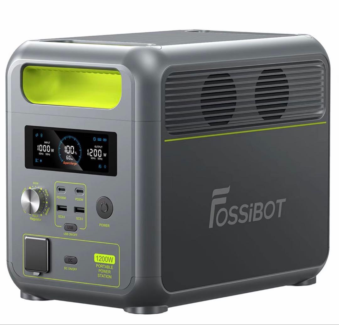 Fossibot 1200W ポータブル電源とソーラーパネル 200Wセット