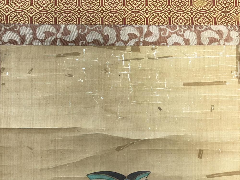 【画】　★ 掛軸 工筆彩絵先師孔子像 ★　江戸期　狩野種信 肉筆絹本　東洋書画