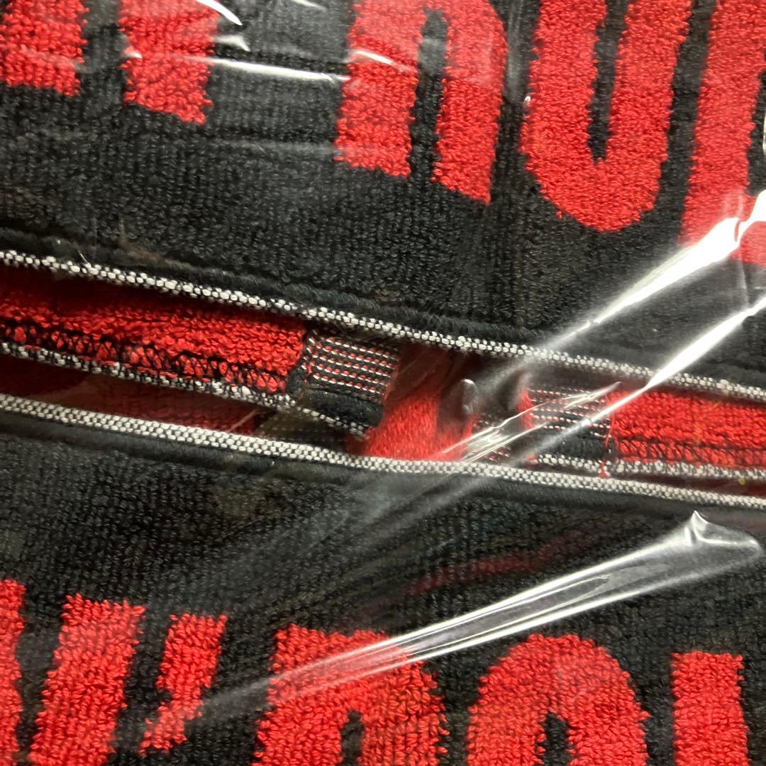 矢沢永吉　バスマット　ロゴ　ロックンロールハロー　レッド／ブラック