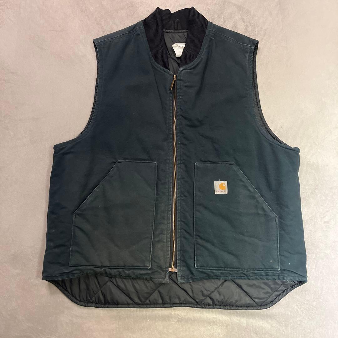 Carhartt ダークグリーン ベスト
