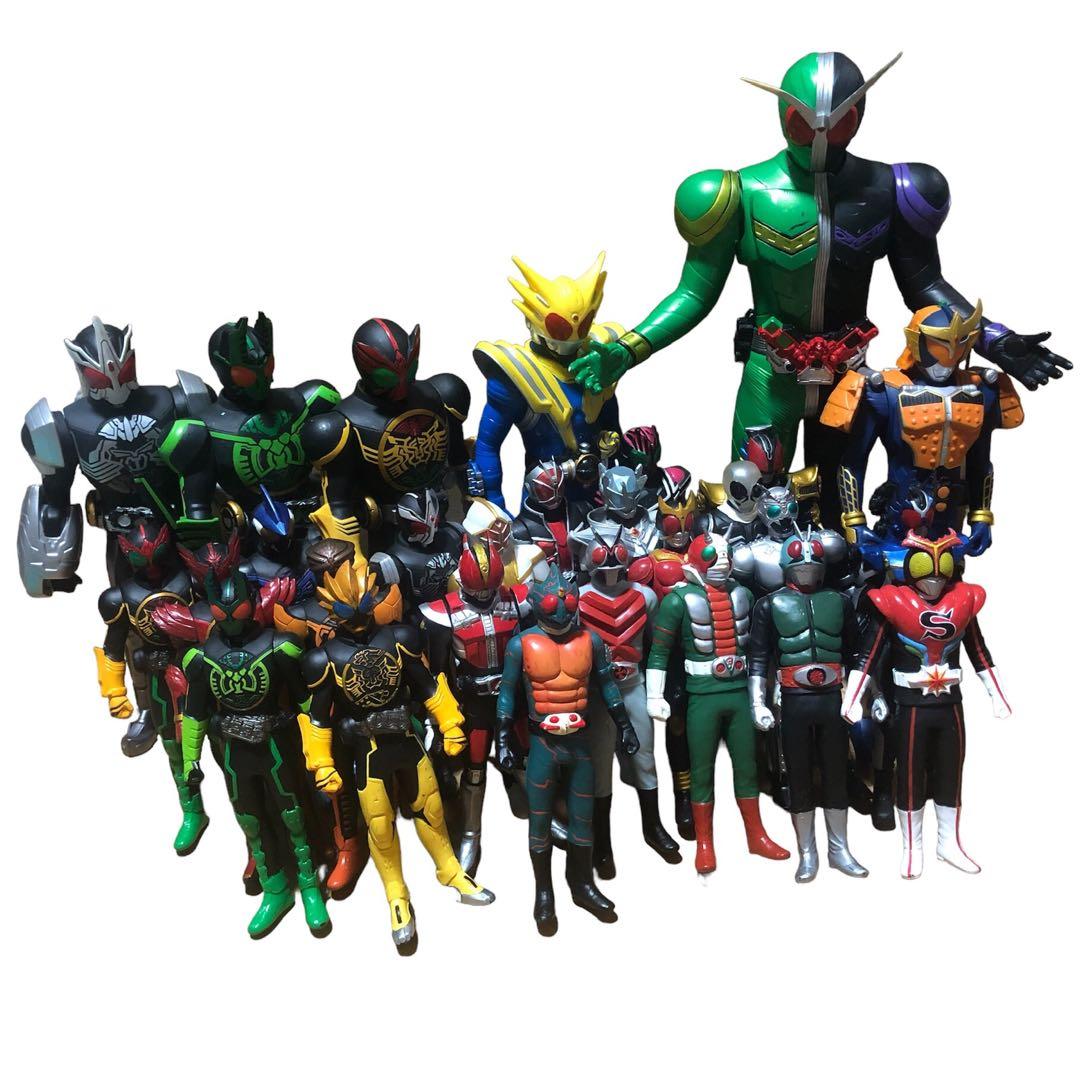 歴代　仮面ライダー　ソフビセット　30体