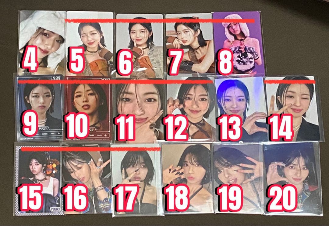 IS:SUE NANO YUUKI RIN RINO トレカ　生写真　ポスター