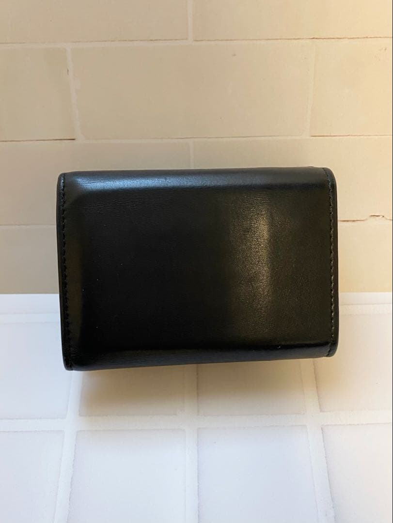 SAINT LAURENT サンローラン ブラック 三つ折り財布