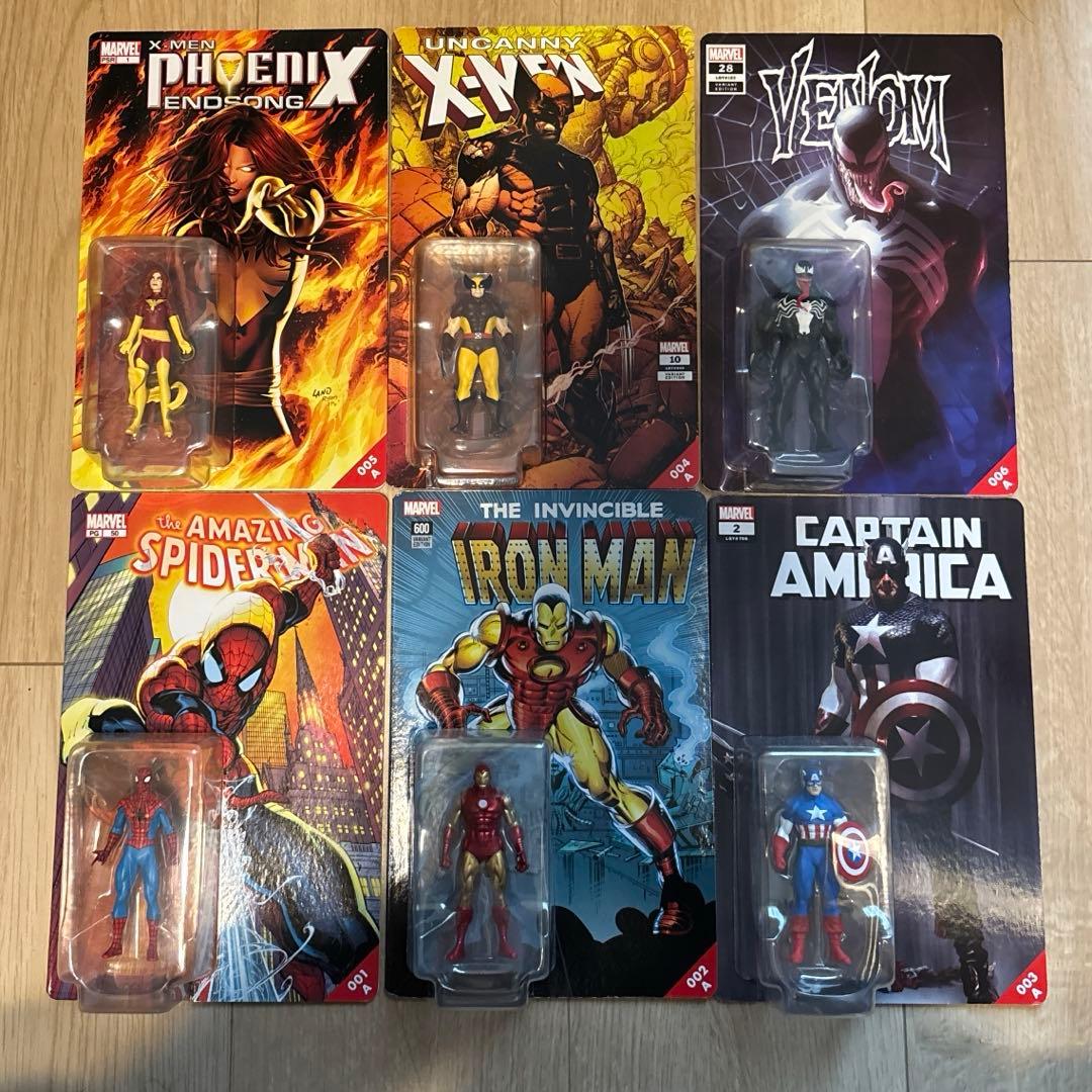 ポケットカバー　マーベル・コミック シリーズ 1　カバー A　6種セット