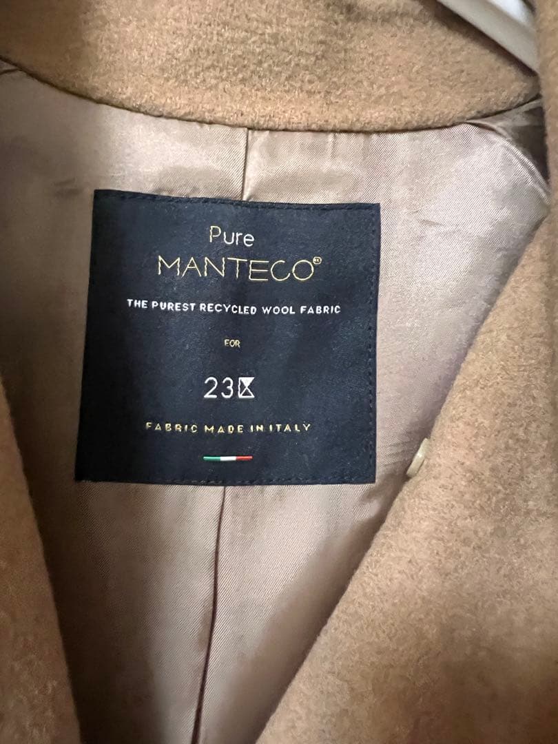 23区今季新品未使用MANTECOPure リバーコートサイズ３８