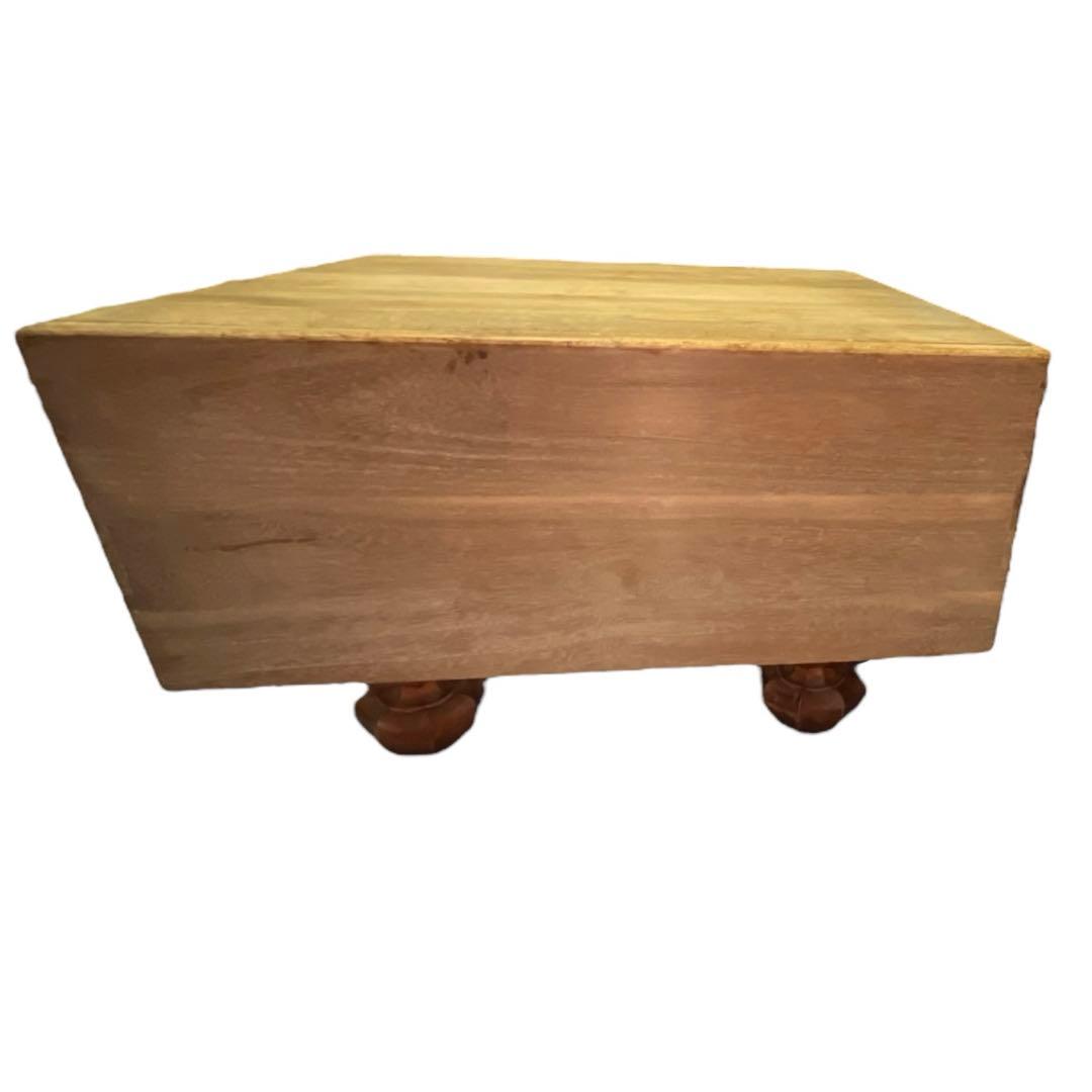 木製碁笥付き 碁盤　本蛤碁石・那智黒碁石　フルセット