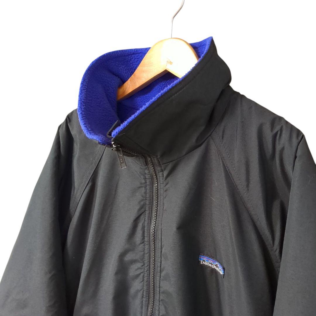 美品 80s USA製 Patagonia シェルドシンチラ ブラック Lサイズ