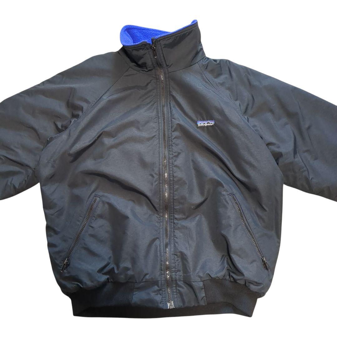 美品 80s USA製 Patagonia シェルドシンチラ ブラック Lサイズ