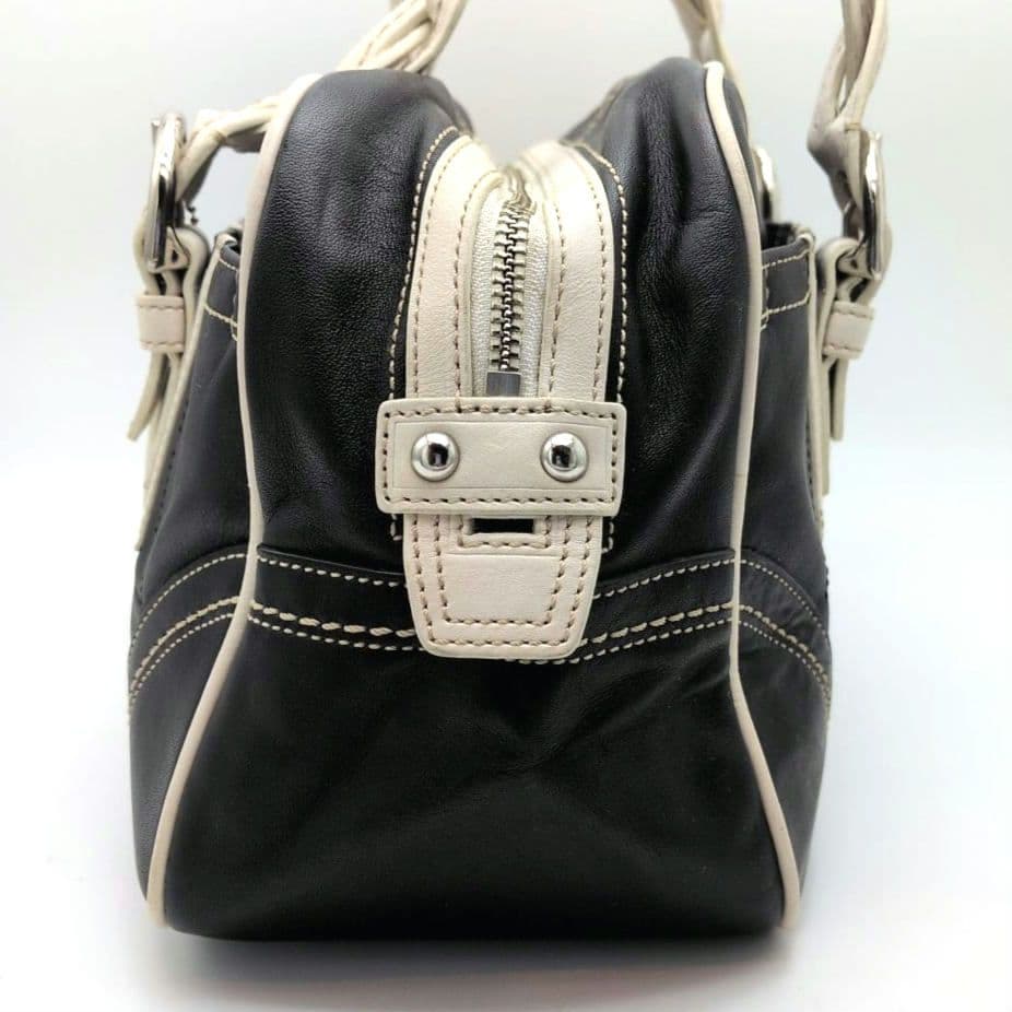 バッグ COACH Leather Mini Boston Bag y2k