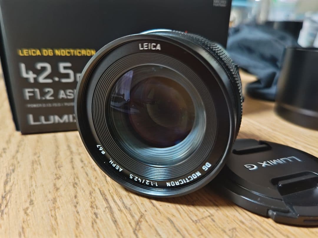 【美品★箱付属品あり】nocticron42.5mmF1.2