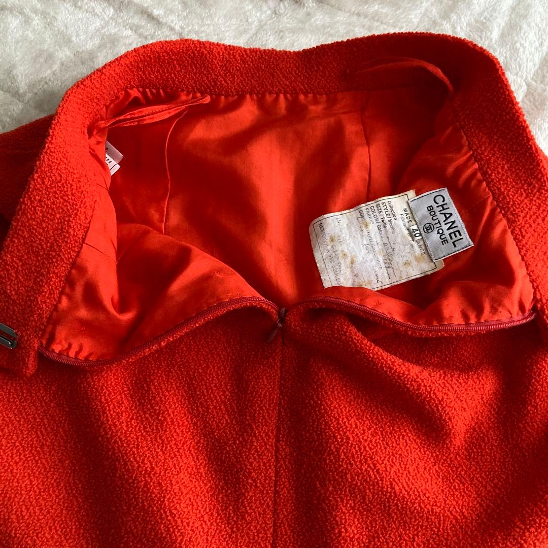 CHANEL BOUTIQUE ツィードスカート　フランス製　サイズ40