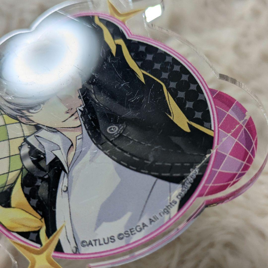 【希少】ペルソナ4 ダンシング オールナイト アクリルバッジ 主人公 鳴上悠