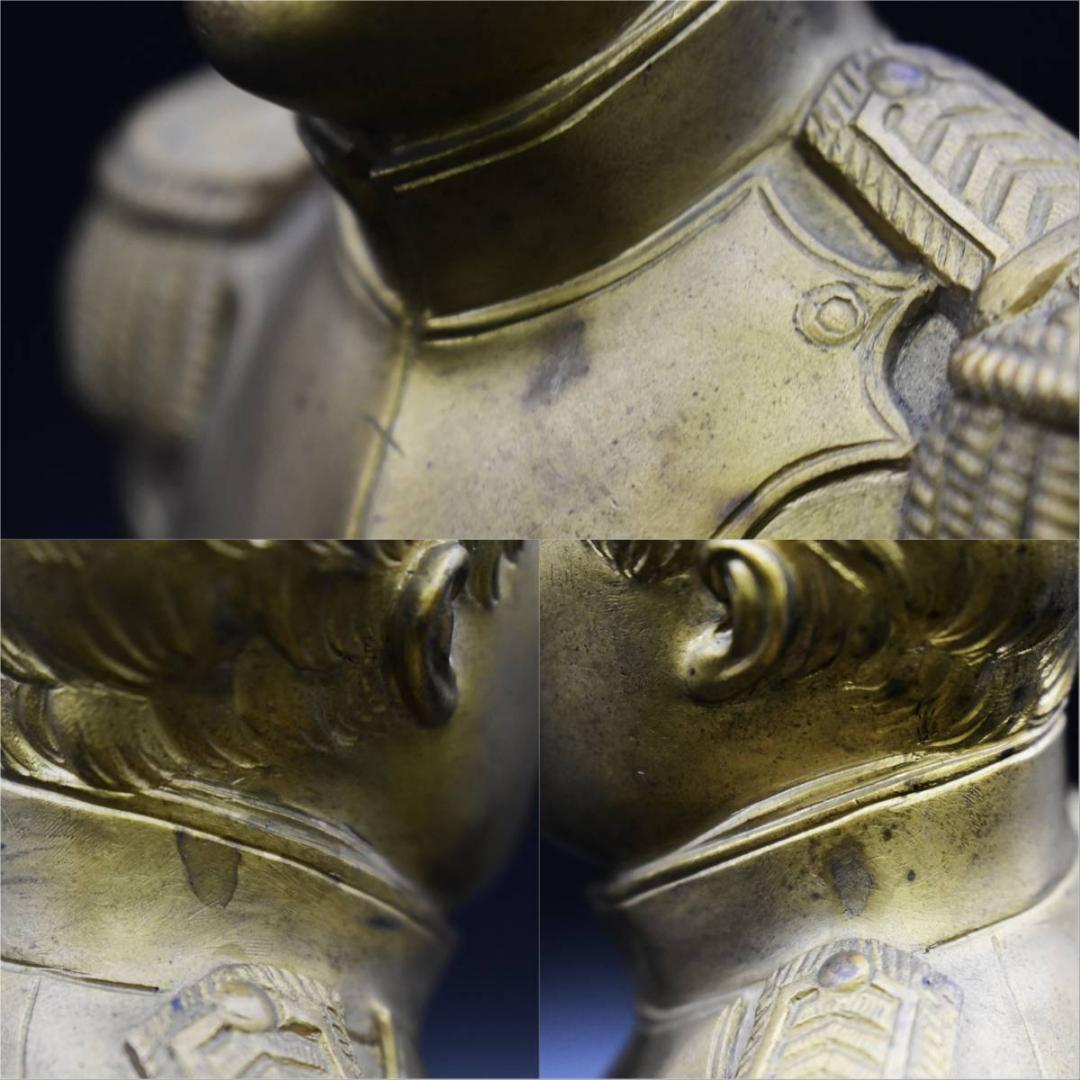 ナポレオン ボナパルト NAPOLEON ブロンズ像 バスト肖像画 頭像彫刻