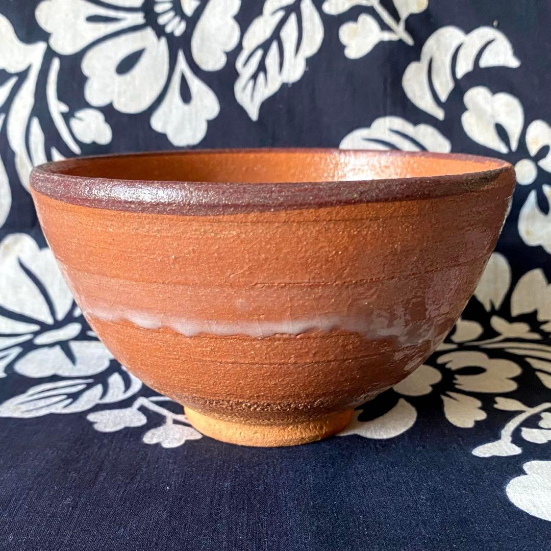 中里嘉孝　唐津皮鯨茶盌 / 唐津焼　皮鯨茶碗　共箱・共布有り