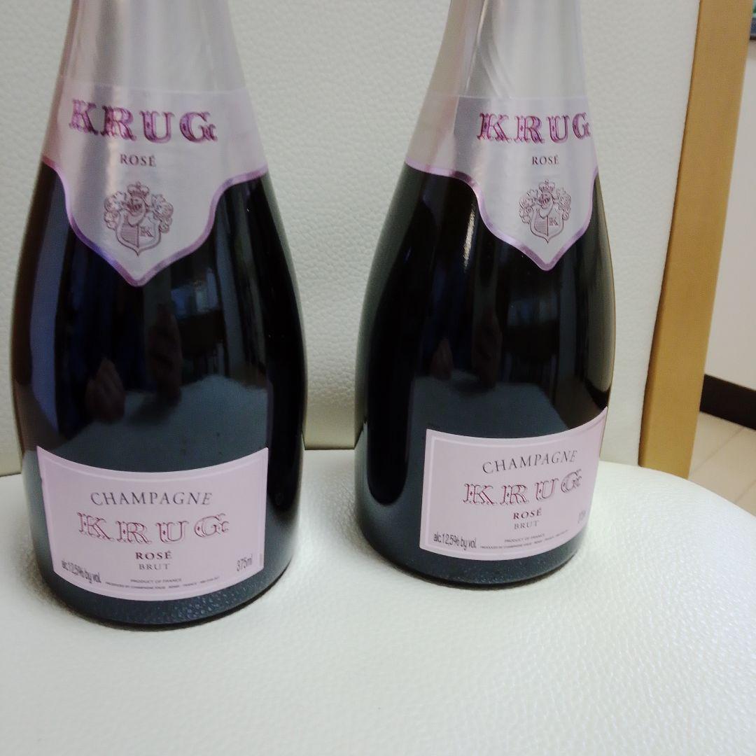 オコオコサン専用KRUG ロゼ シャンパン 375ml　二本セット
