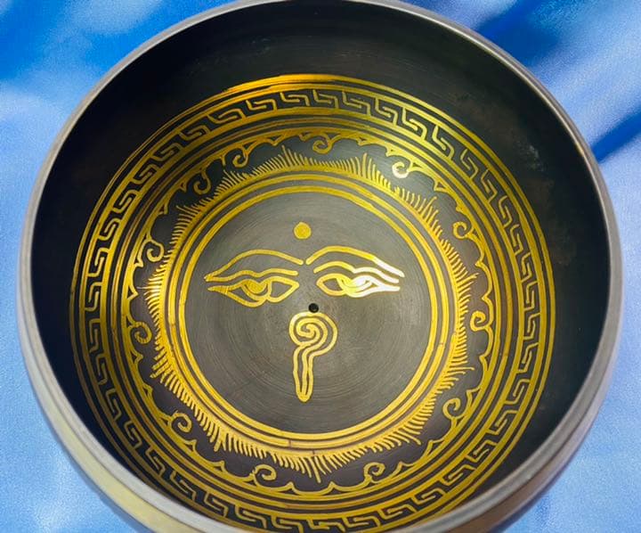 密教法具大瞑想鈴（スティック・敷布付き）①