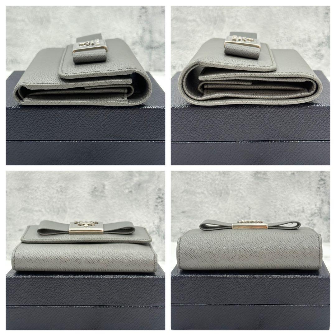 ◆◆mer＊さん専用◆◆【美品】PRADA プラダ 三つ折り財布 サフィアーノ