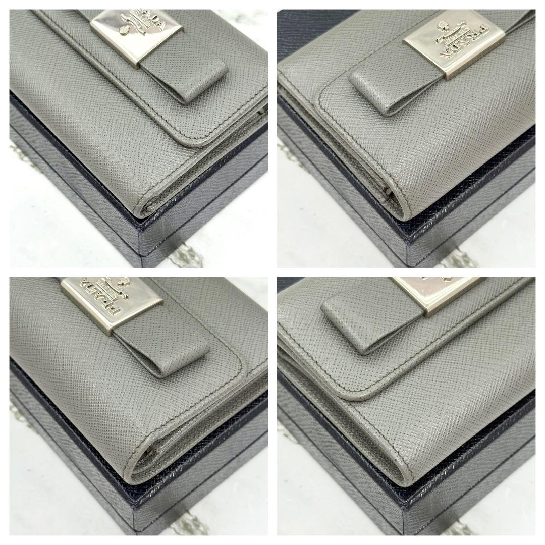 ◆◆mer＊さん専用◆◆【美品】PRADA プラダ 三つ折り財布 サフィアーノ