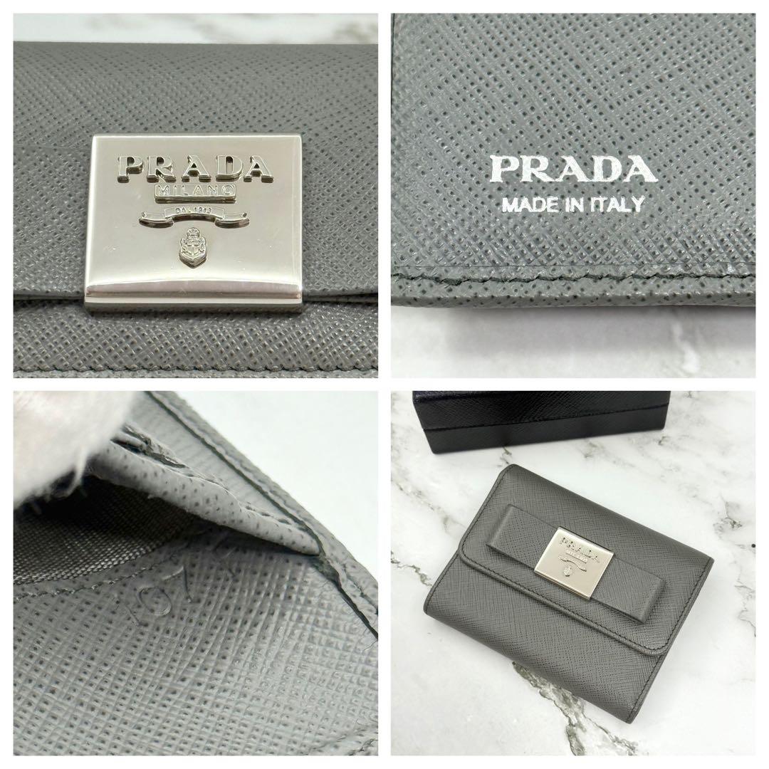 ◆◆mer＊さん専用◆◆【美品】PRADA プラダ 三つ折り財布 サフィアーノ