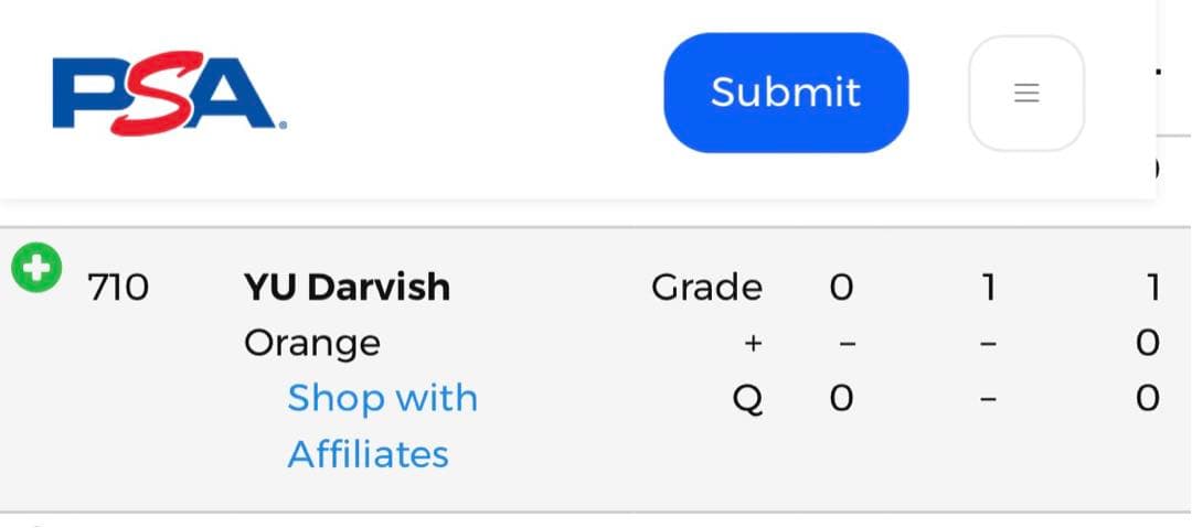 PSA10 鑑定済 Topps now MLB ダルビッシュ カード 710