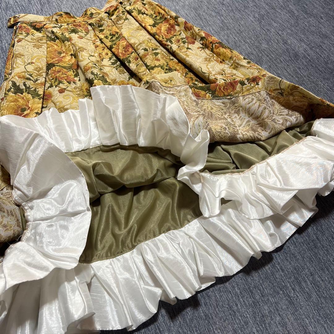 ATELIER BOZ アトリエボズ クラシックフリルスカート 花柄 ロリータ