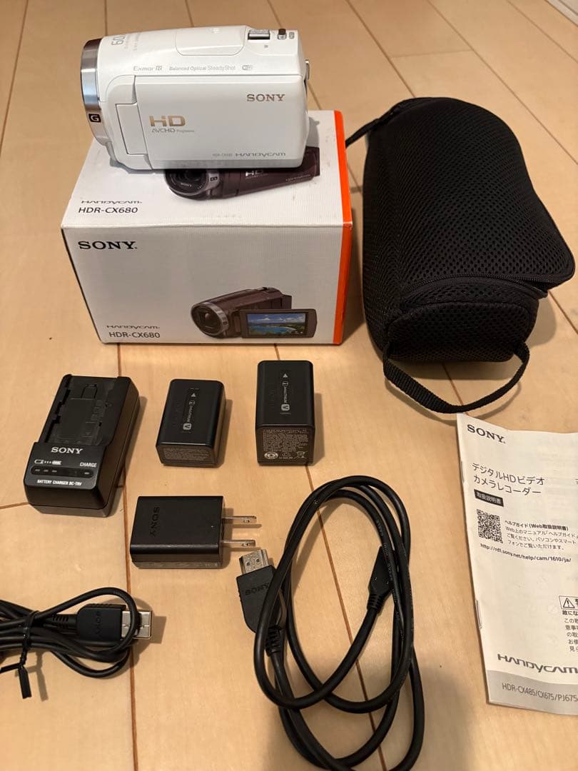 SONY HDR-CX680 ハンディカム本体ほか
