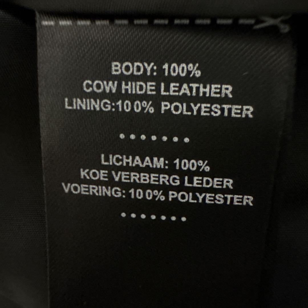 Sサイズ ハーレーダビッドソン　シングルライダースジャケット　ブラウン