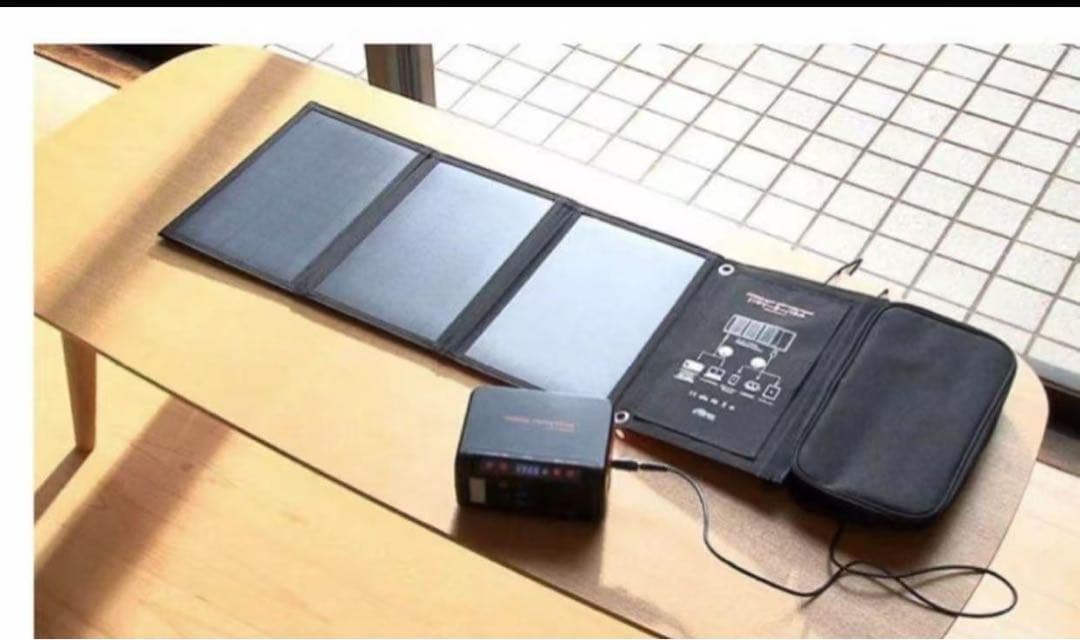 【新品】EVERBright 21Wソーラーパネル & メガパワーステーション