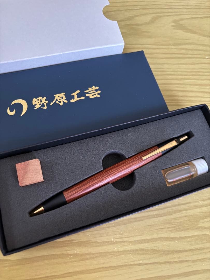 野原工芸　ボールペン　スリム　シーオーク