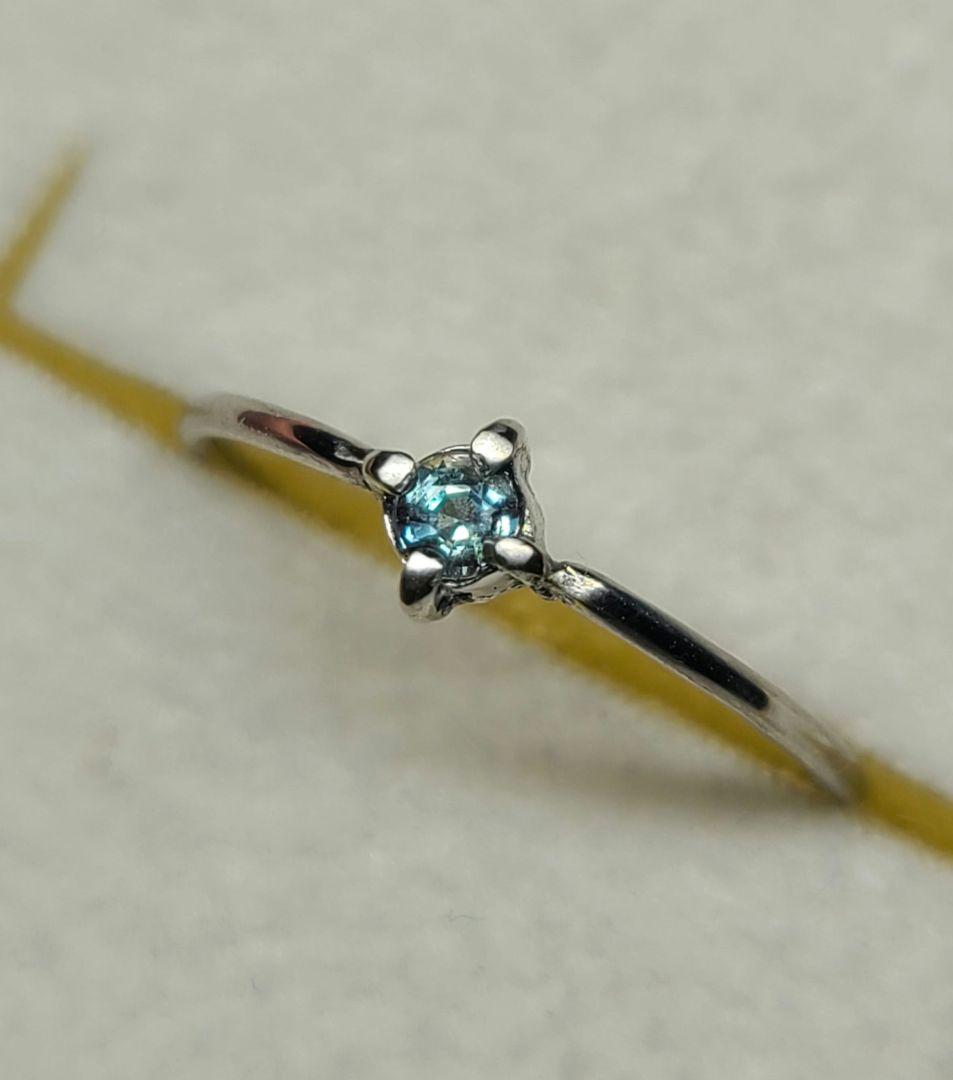 美しいカラーチェンジ!!!★ブラジルアレキサンドライトPt900リング★