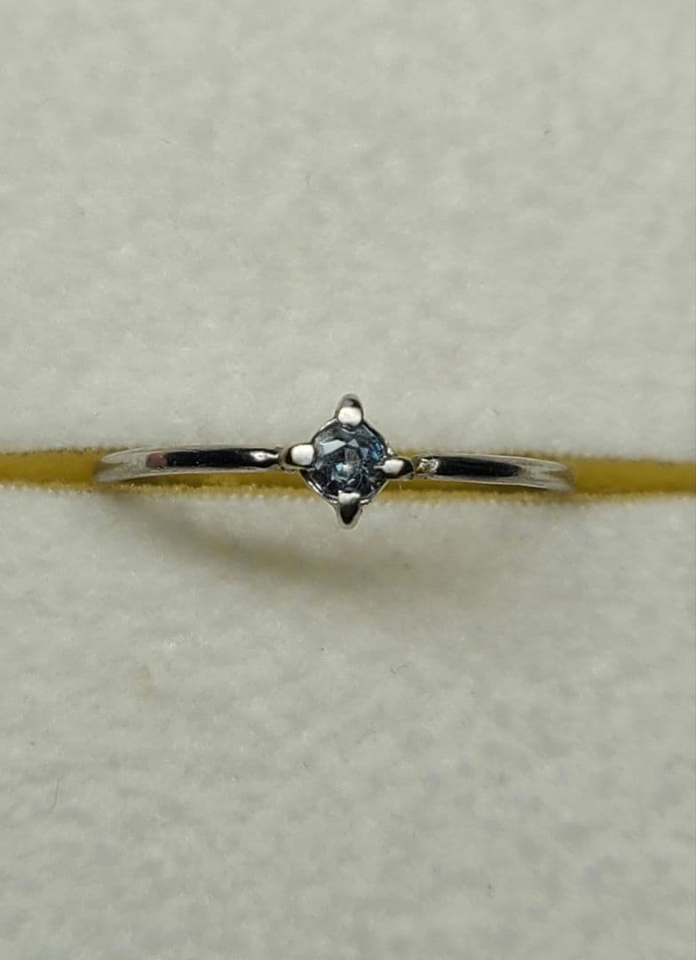 美しいカラーチェンジ!!!★ブラジルアレキサンドライトPt900リング★