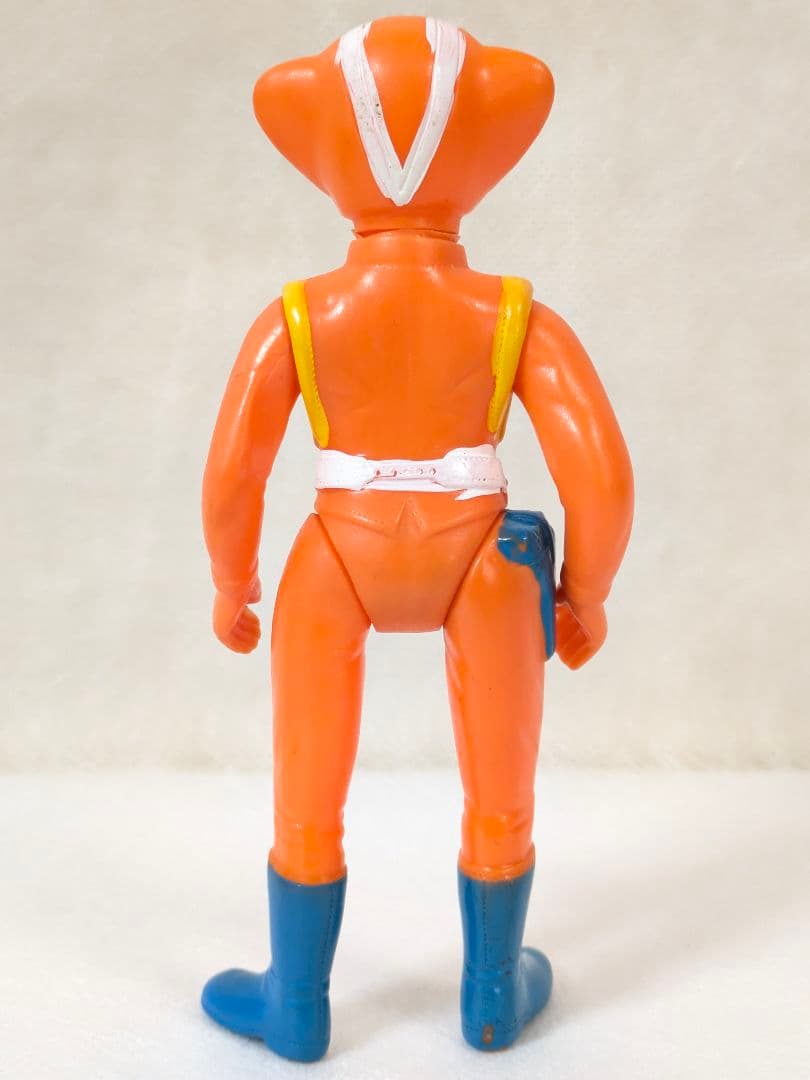 ブルマァク　トリプルファイター　SAT隊員（約15㌢）当時物　ソフビ