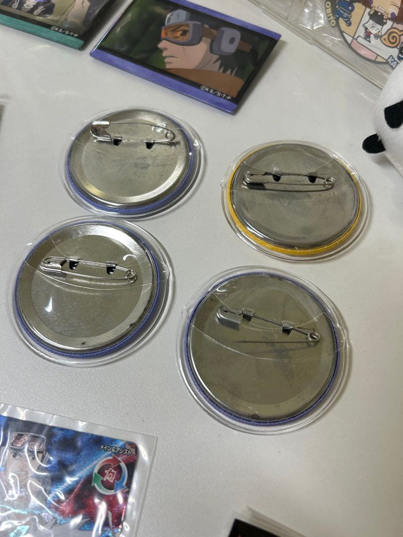 NARUTO ナルト　NARUTO展　うちはオビト　トビ　うちはマダラ　缶バッジ