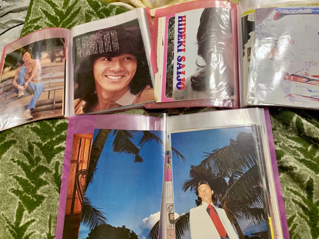 西城秀樹　★雑誌切り抜き250ページ〜300ページ★ファイル3冊★希少記事多数