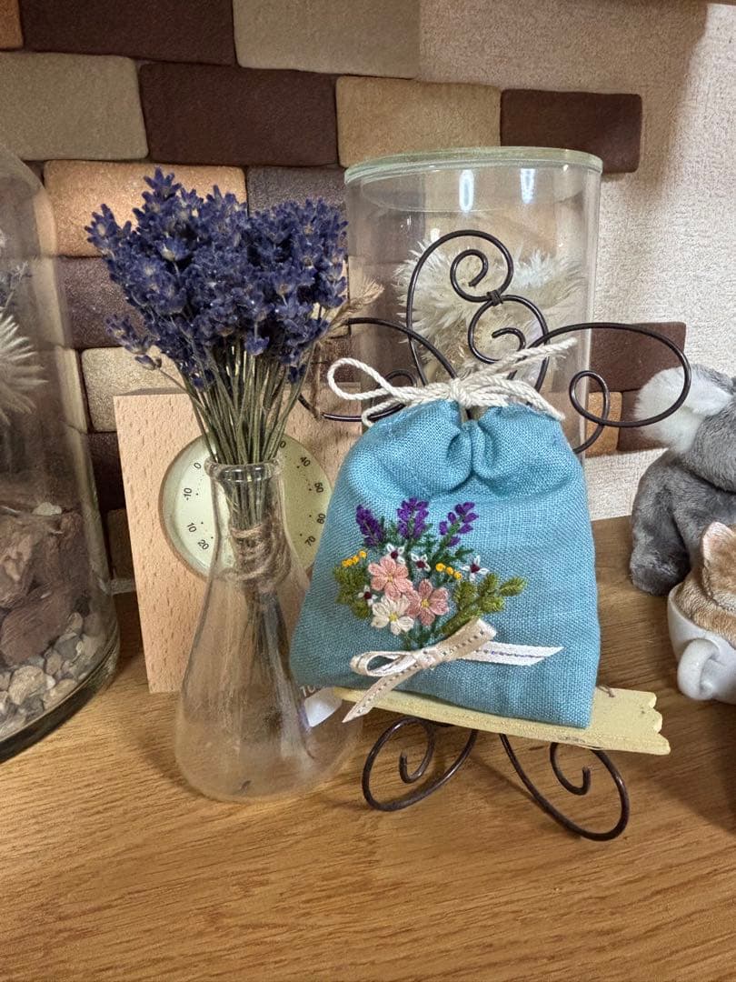 犬の刺繍入りラベンダーサシェ9点 takakoページ