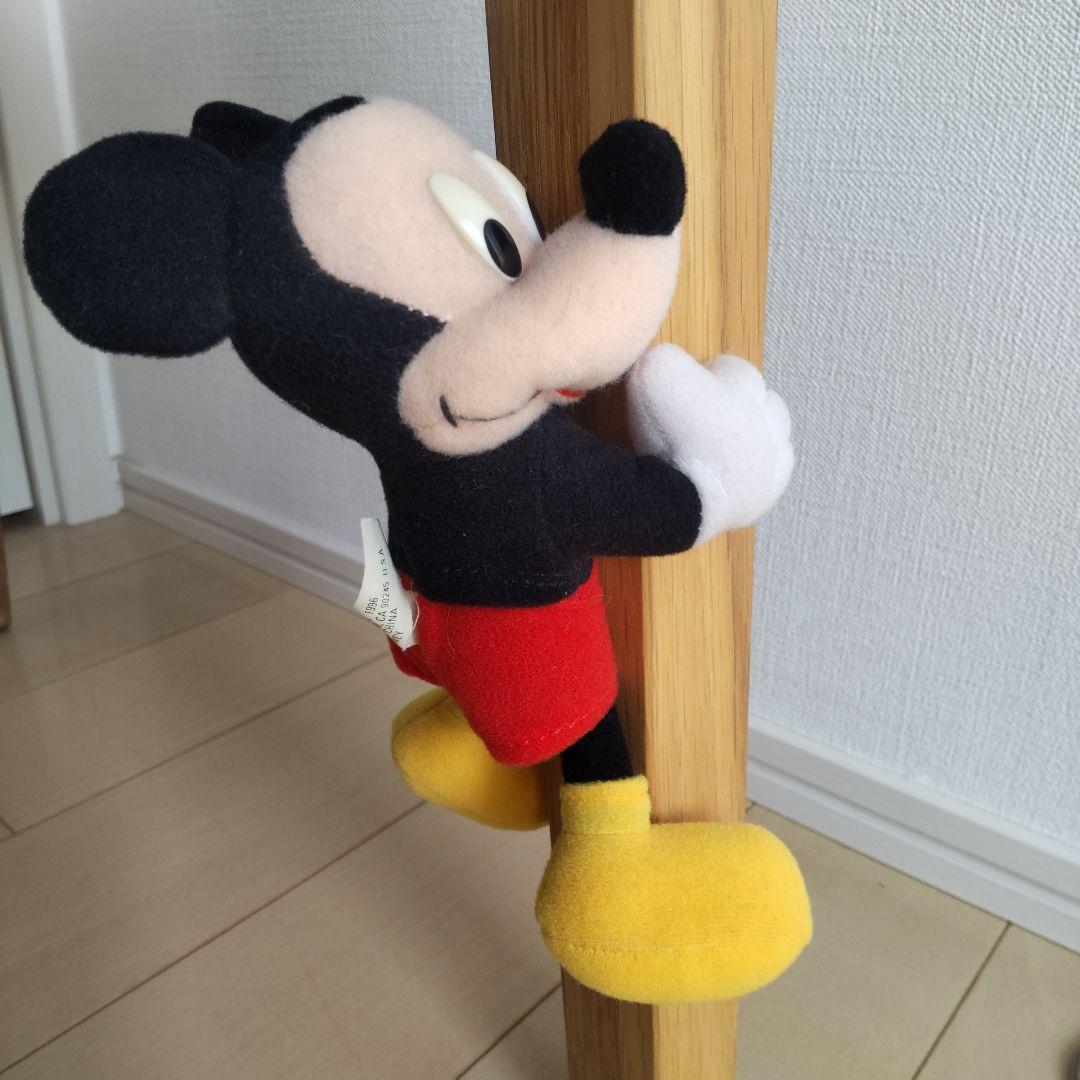 ミッキー ミニー ぬいぐるみバンド クリップ レア