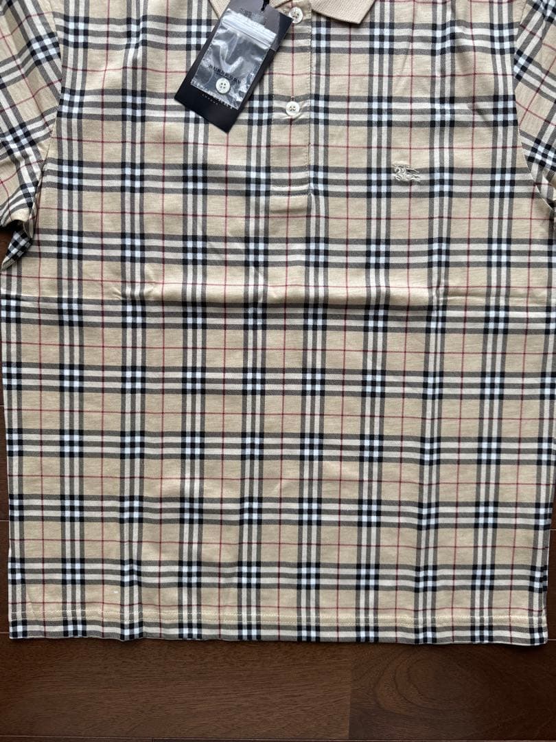 新品未使用タグ付き未開封 99-00's BURBERRYチェックポロシャツS