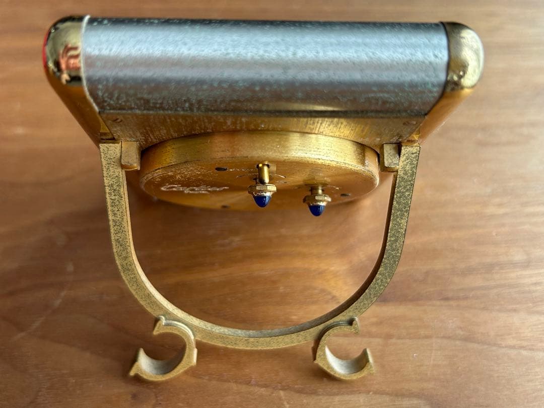 カルチェ　テーブルクロック　置時計　稼動品　保証無し　ジャンク扱い