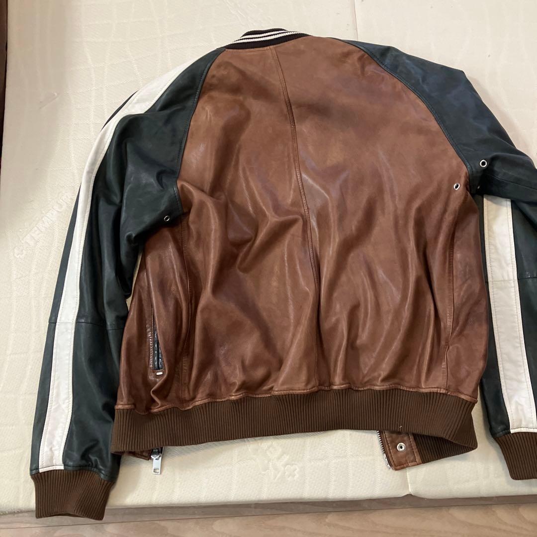 ディーゼル　DIESEL ライダースジャケット　シープレザー　羊皮　メンズ　Ｍ