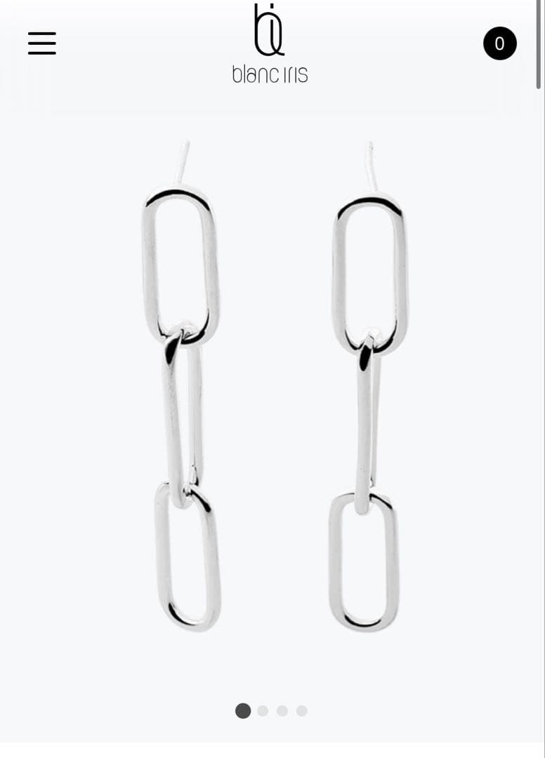 ブランイリス ピアス ラトゥール シルバー