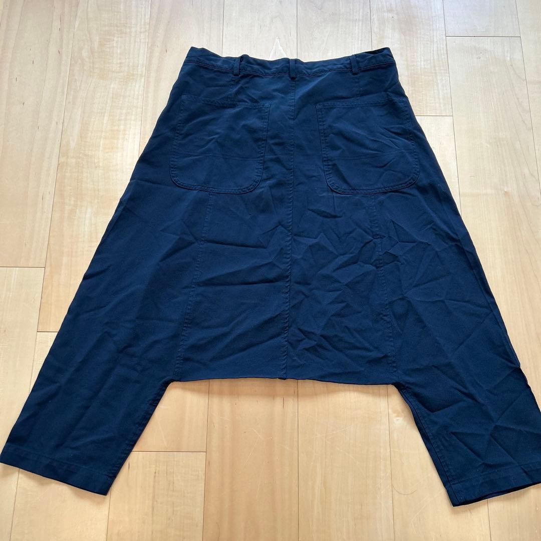 ブラックコムデギャルソン　サルエルパンツ　サイズM ブラック　ポリ縮