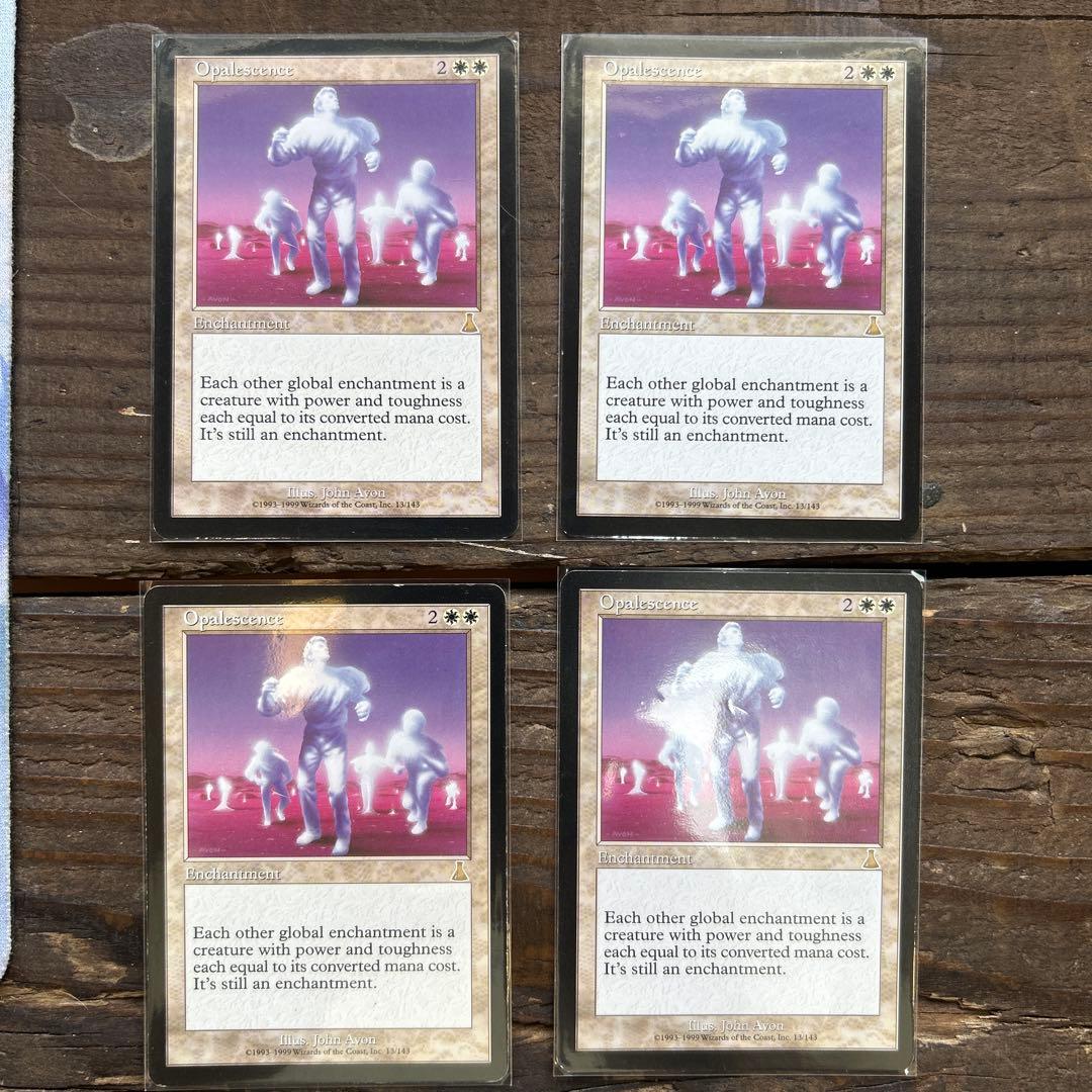 Opalescence 4枚　オパール色の輝き　 mtg