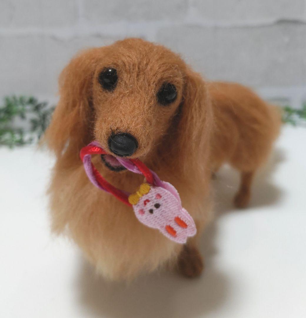 ミニチュアダックス♡レッド♡羊毛フェルト♡ハンドメイド