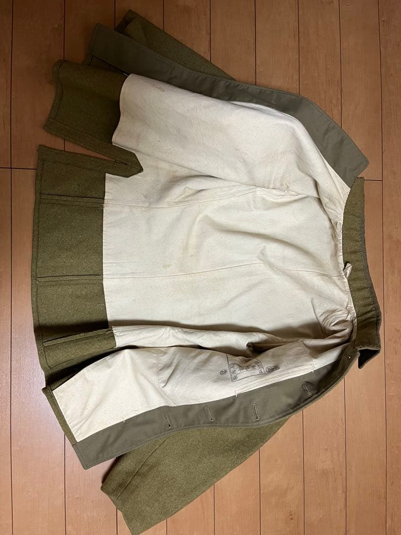 旧日本陸軍 兵士用 昭五式改折襟 軍衣 軍服 昭5式 軍衣